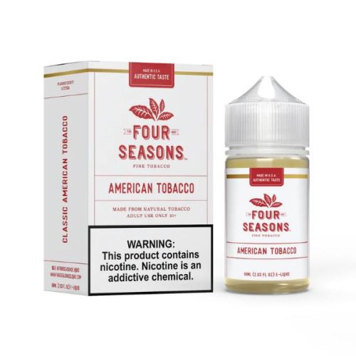 Best Deal Four Seasons 60mL Vape Juice Best Flavor American Tobacco