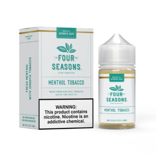 Best Deal Four Seasons 60mL Vape Juice Best Flavor Menthol Tobacco