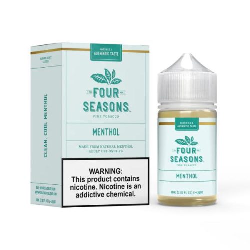 Best Deal Four Seasons 60mL Vape Juice Best Flavor Menthol