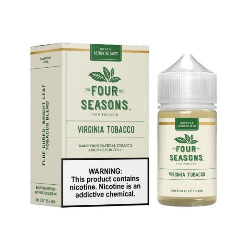 best deal Four Seasons 60mL Vape Juice Best Flavor Virginia Tobacco