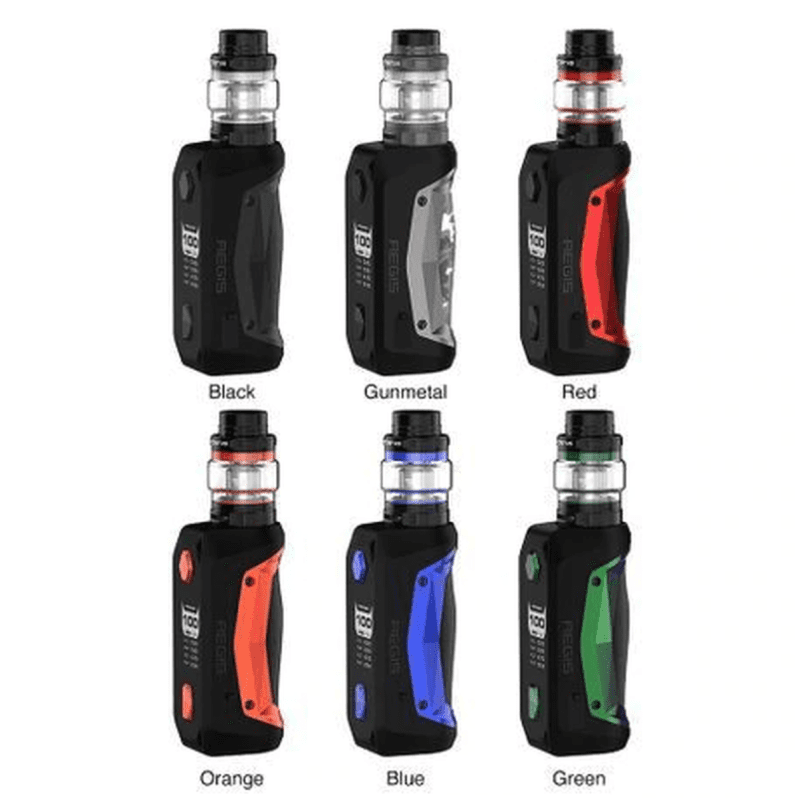 GeekVape Aegis Solo 100W Kit Best Colors Black Gunmetal Red Orange Blue Green