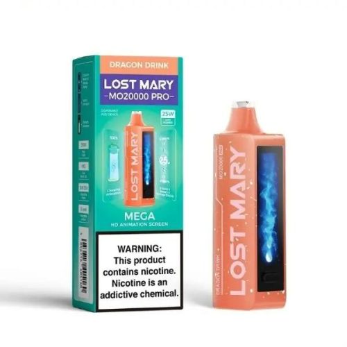 Lost Mary MO20000 PRO Rechargeable Vape Best Flavor Dragon Pink