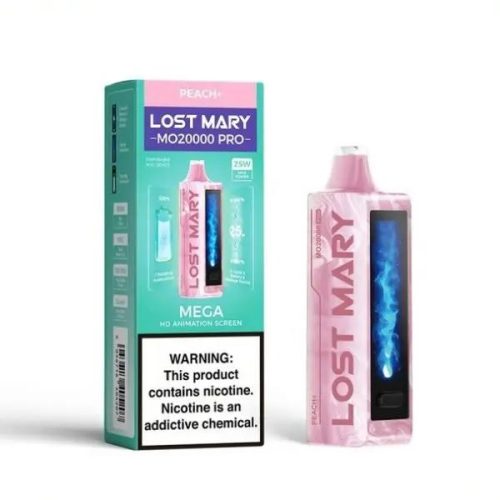 Lost Mary MO20000 PRO Rechargeable Vape Best Flavor Peach+