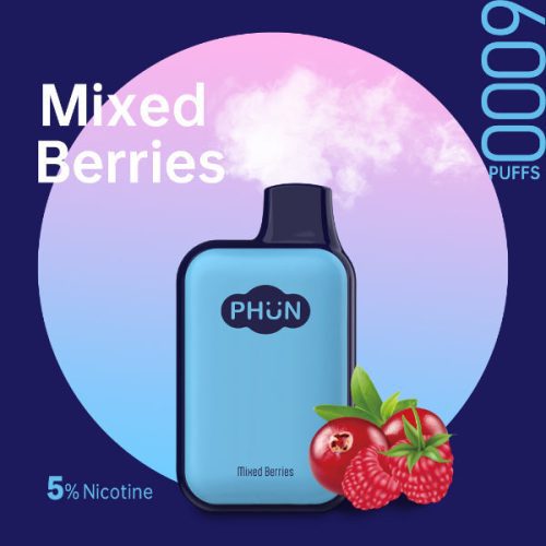 mixed berries phun box 6000 puffs disposable 8fca6bfb 80f8 43c8 8018 6178cbcafddb