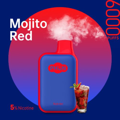 mojito red phun box 6000 puffs disposable 009405cd ba1b 401d bf05 efb9a15b2927