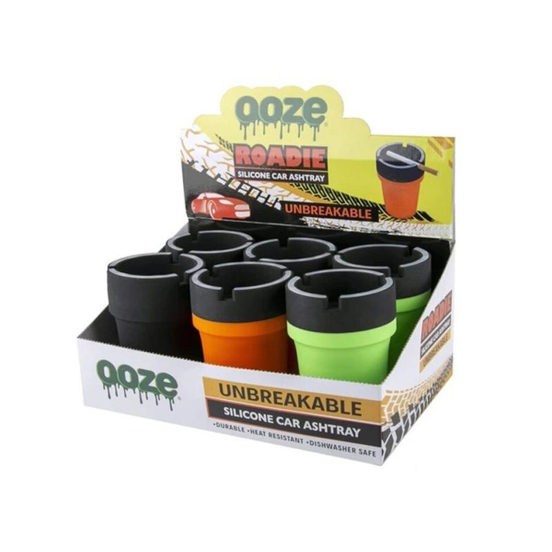 ooze roadie silicone car ashtray display 6ct 15734.1603740452