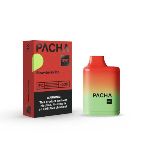 pachamama syn 4500 puffs disposable 10 pack strawberry ice 16092874 52a8 44cd 8db1 a418a648d475