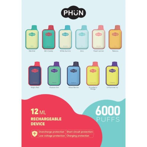 phun box 6000 puffs disposable 3237a1e9 84d4 4e2a 824e f371b303fdc8