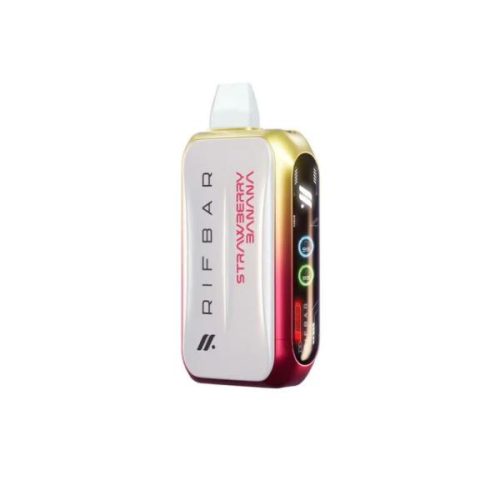 Rifbar Turbo-X 15000 Single Disposable Vape 18mL Best Flavor Strawberry Banana