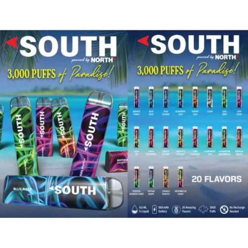 south by north 3000 puffs disposable all jpg