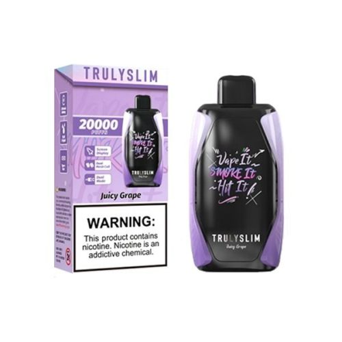 truly bar trulyslim 20000 puffs disposable juicy grape a9f1b98c 6dae 4a41 a943 be0e75fb87b3