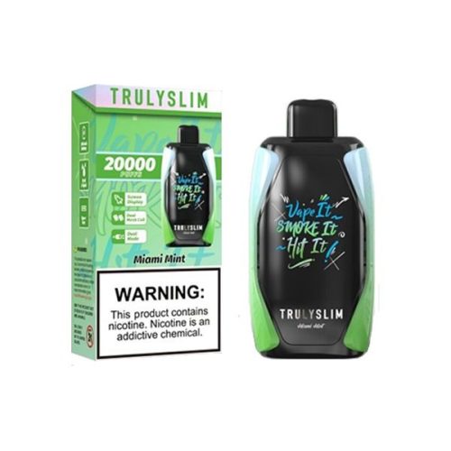 truly bar trulyslim 20000 puffs disposable miami mint ccaebb56 b68e 4336 a68a e2d13e094999