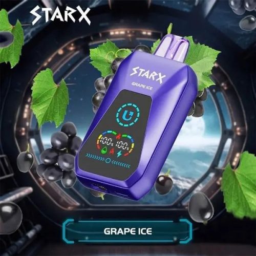 Best Deal UPENDS STARX S20000 Rechargeable Disposable Vape 21mL 5 Pack Grape Ice