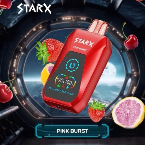 Best Deal UPENDS STARX S20000 Rechargeable Disposable Vape 21mL 5 Pack Pink Burst