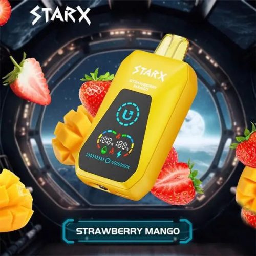 Best Deal UPENDS STARX S20000 Rechargeable Disposable Vape 21mL 5 Pack Strawberry Mango