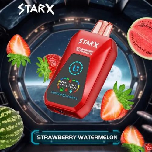 Best Deal UPENDS STARX S20000 Rechargeable Disposable Vape 21mL 5 Pack Strawberry Watermelon