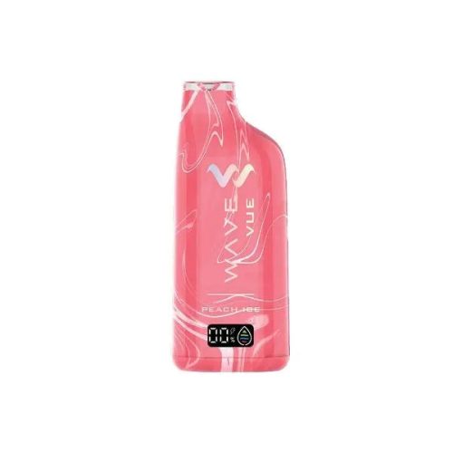 wave vue 10000 puff rechargeable disposable peach ice jpg