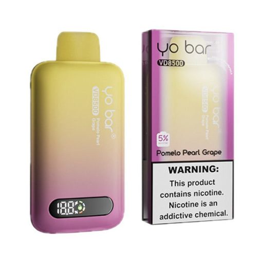 Best Deal Yo Bar 8500 Puffs Disposable Vape 16mL Pomelo Pearl Grape