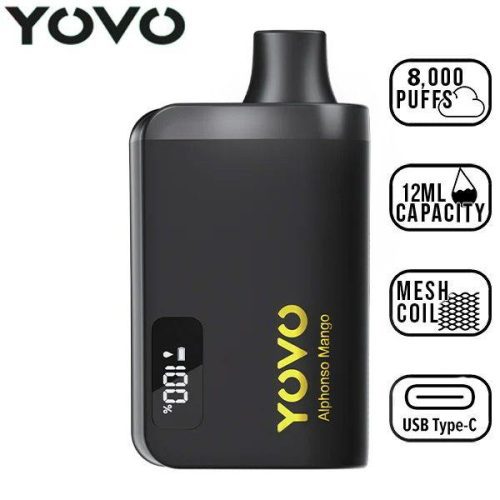 Yovo JB8000 Disposable Vape Best Flavor Alphonso Mango