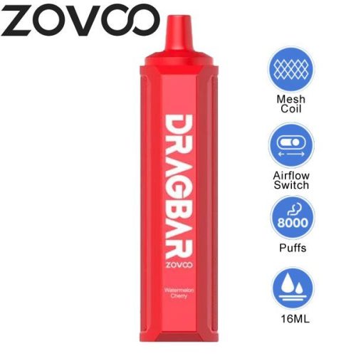 zovoo drag bar f8000 disposable watermelon cherry 1 f3801f71 a443 4dd1 a8a6 d6f96ca24527